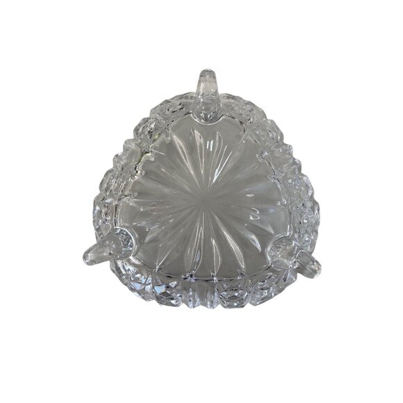 Vintage Crystal Footed Bowl Decorative Candy Bowl - Picture 4 of 9
